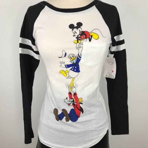 DISNEY Mickey Mouse Donald Duck Goofy Shirt - Picture 2 of 4